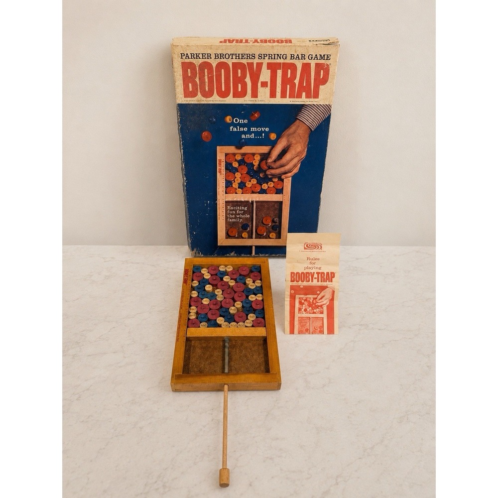 Vintage Booby Trap Game 1965 By Parker Brothers Family Game Night